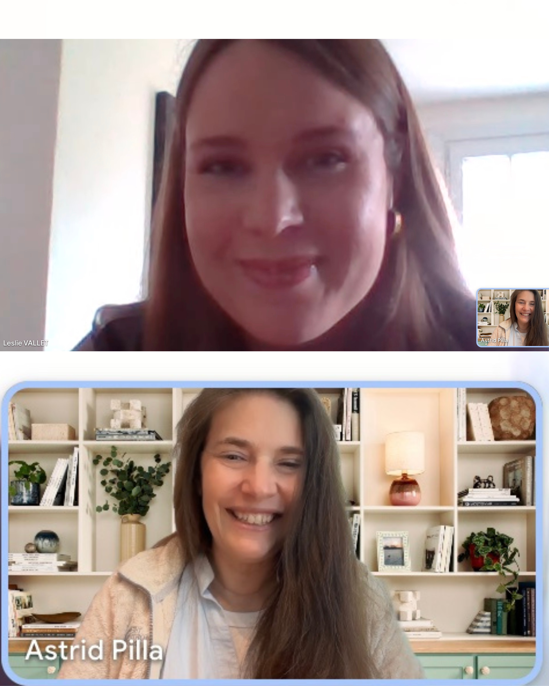 Astrid Pilla and Leslie Vallet, interview